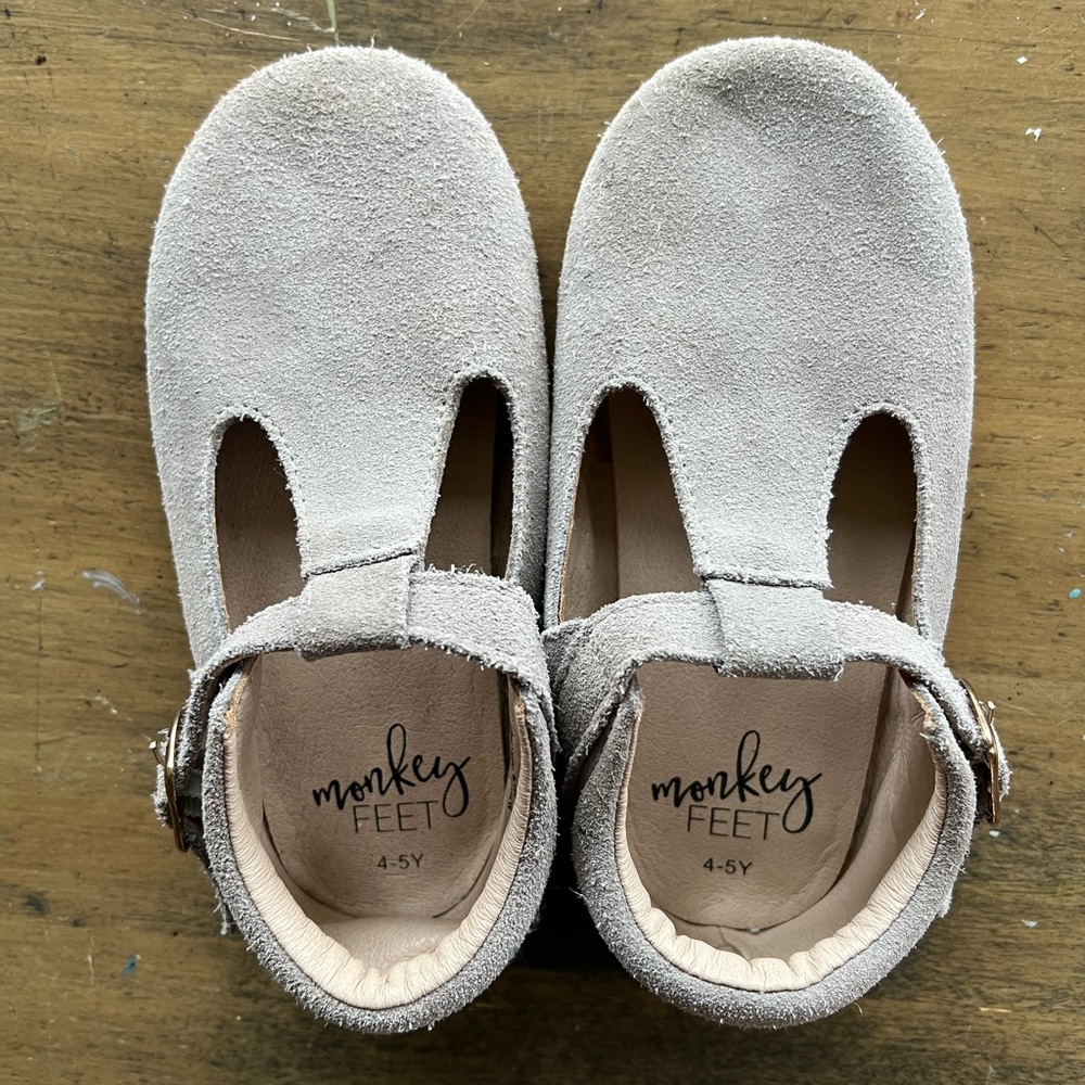 Monkey Feet Soft Grey Shoes